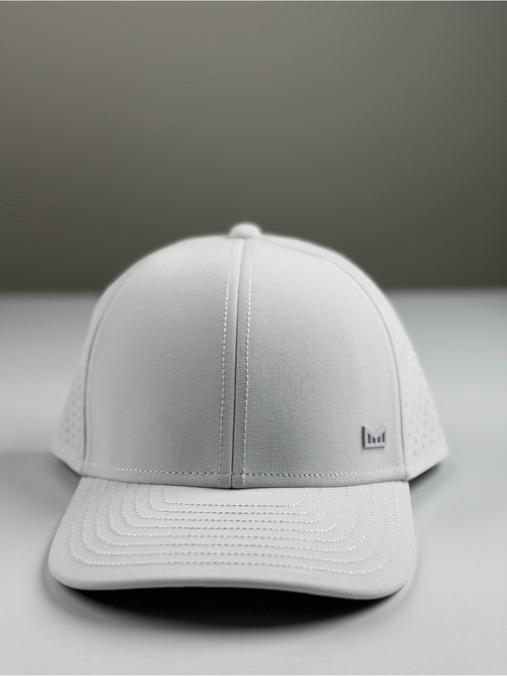 Melin A-Game Icon Hydro Performance Snapback Hat in White, Classic